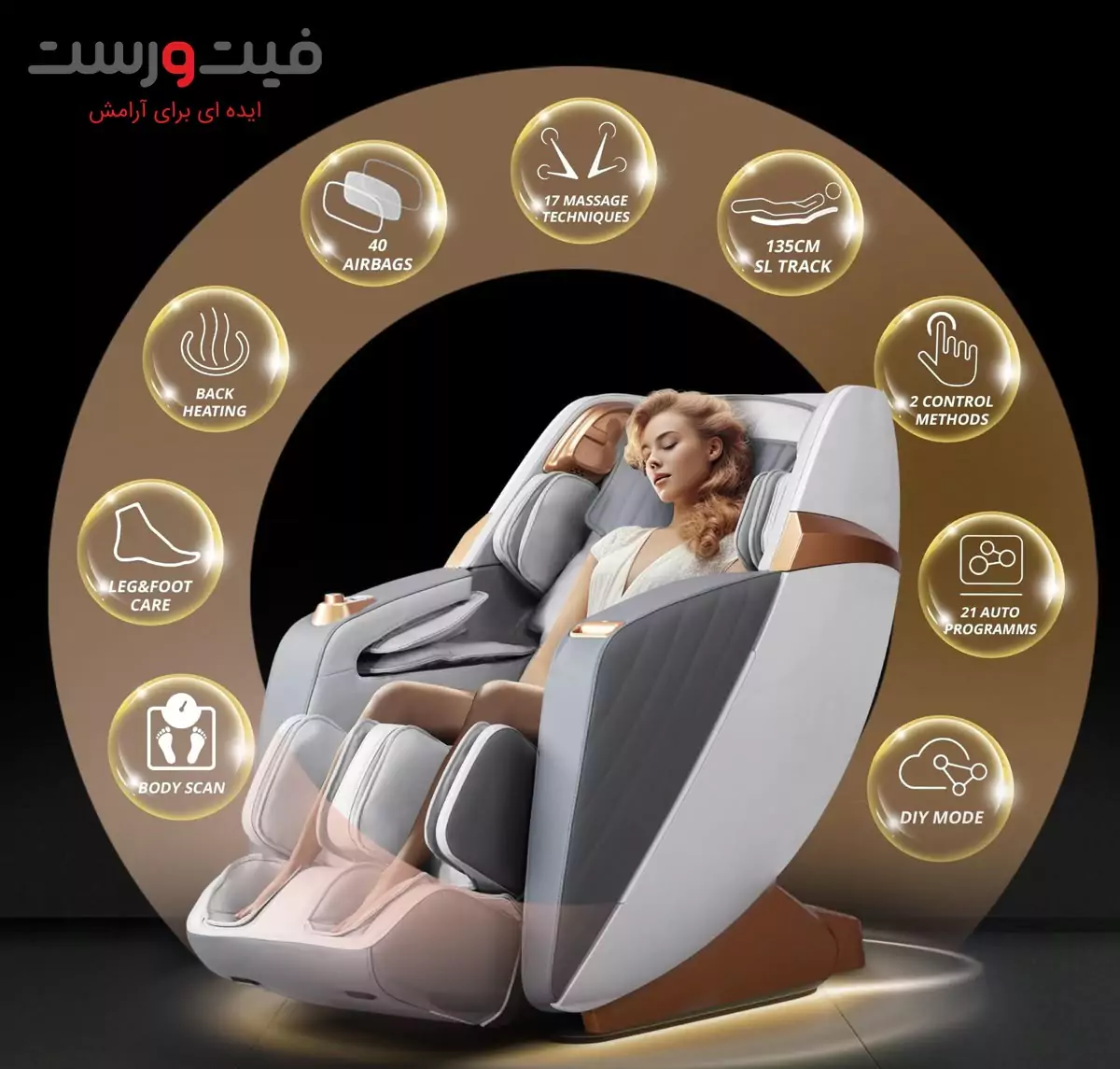 بررسی جدیدترین تکنولوژیهای صندلی ماساژور صندلی ماساژ