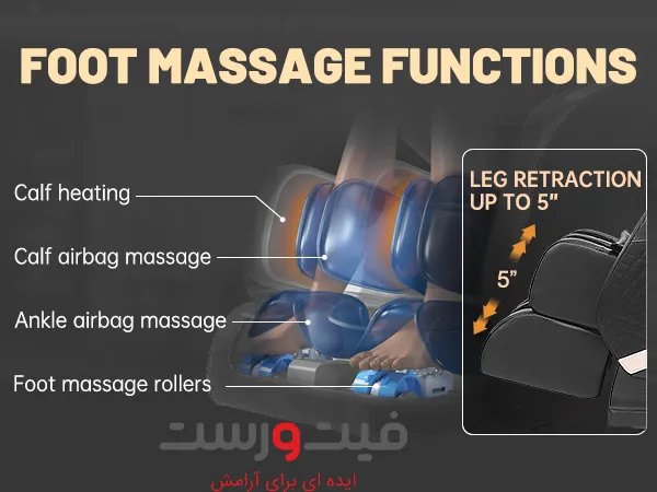 صندلی ماساژ سالن زیبایی - تجهیزات حرفه ای برای اسپا و آرایشگاه 3 صندلی ماساژ اسپا