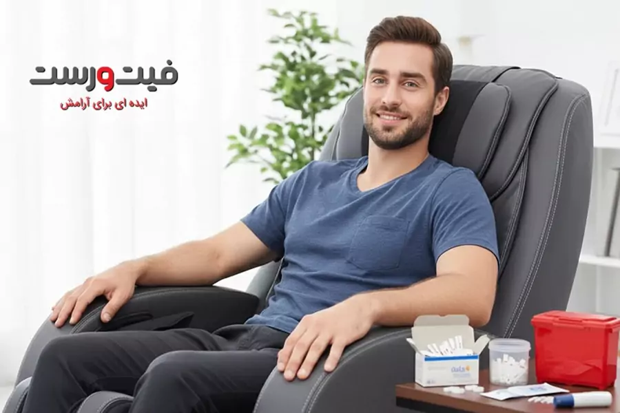 نقش صندلی ماساژور در کاهش استرس بیماران دیابتی و بهبود کیفیت زندگی درمان استرس بیماران دیابتی با ماساژ