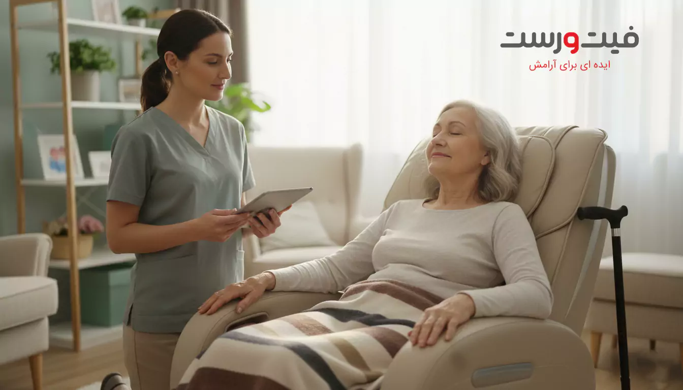 توانبخشی بیماری پارکینسون با ماساژ| نقش صندلی ماساژور در بهبود علائم 4 بهبود گردش خون و کاهش درد با ماساژ درمانی