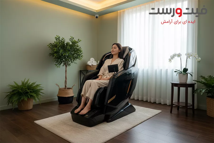 شرایط اتاق ماساژ استاندارد| راهنمای کامل نصب و استفاده از صندلی ماساژور 2 نورپردازی ایدهآل: نور طبیعی، نور مصنوعی و تنظیمات مناسب